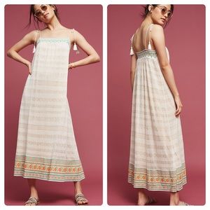 Anthropologie Cecilia Prada Augusta Tasseled Dress